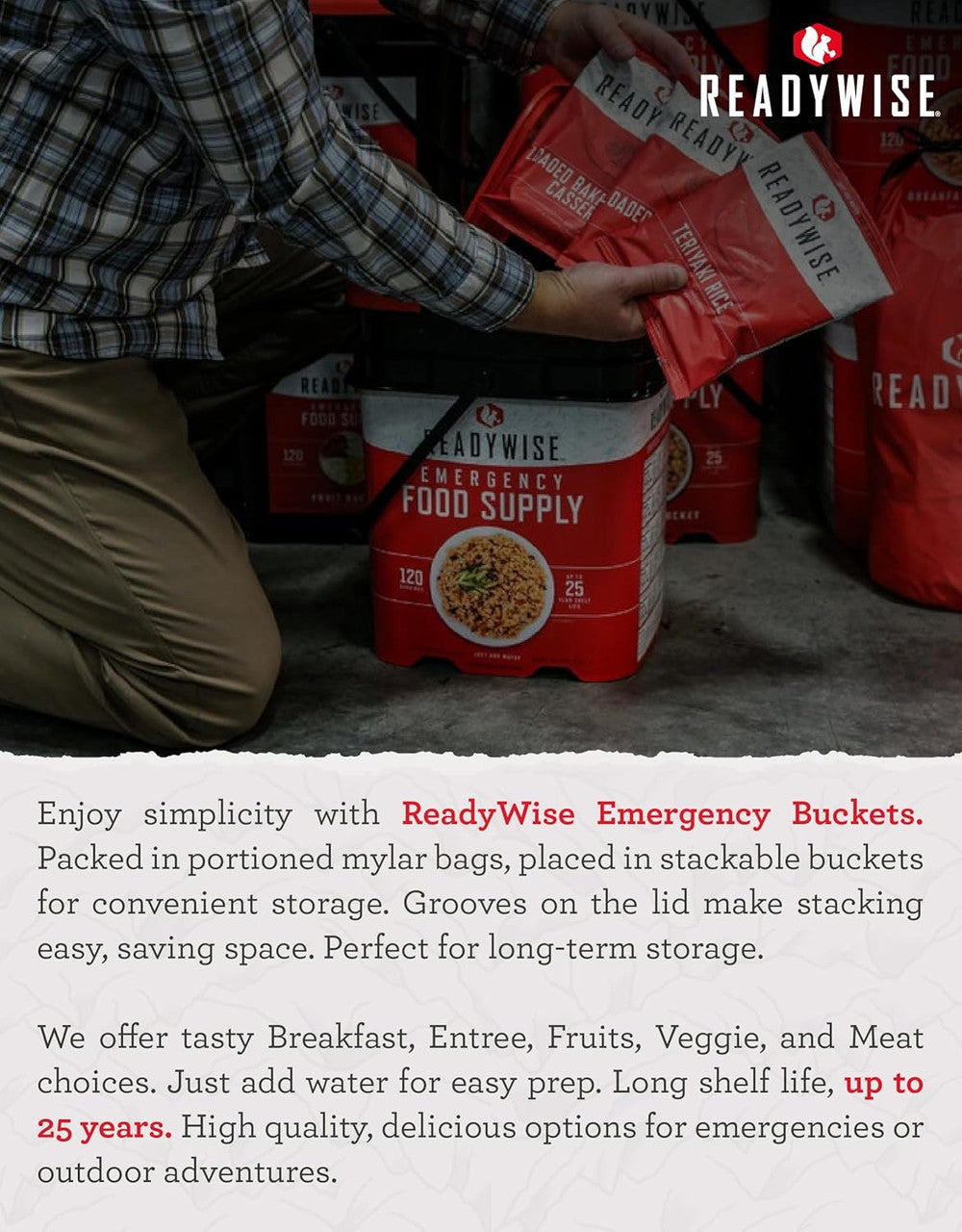 ReadyWise Prepper Pack Bucket - 52 Servings