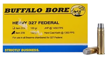 Buffalo Bore Ammunition Strictly Business Heavy 327 Federal Mag 130gr Hard Cast 20 Rd Box - Box or Case
