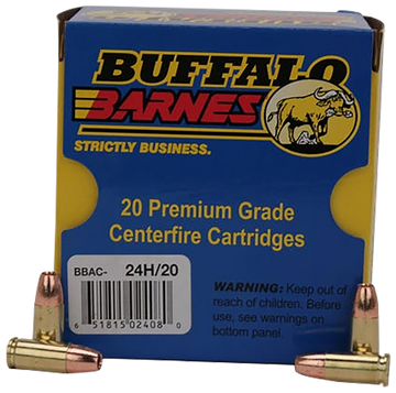 Buffalo Bore Ammunition Strictly Business Buffalo-Barnes 9mm Luger +P+ 115gr Barnes TAC-XP Lead Free 20 Rd Box - Box or Case