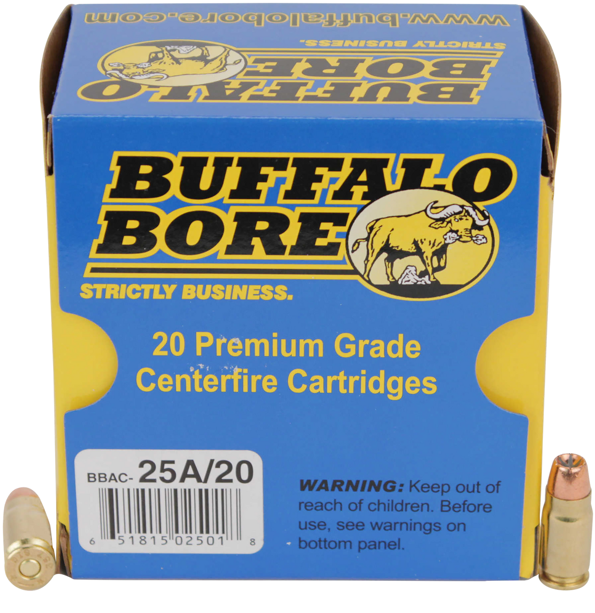 Buffalo Bore Ammunition Heavy Strictly Business 357 Sig 125gr Jacketed Hollow Point 20 Rd Box - Box or Case
