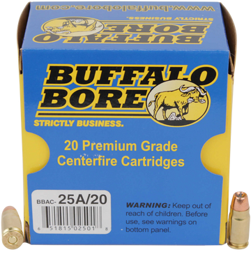 Buffalo Bore Ammunition Heavy Strictly Business 357 Sig 125gr Jacketed Hollow Point 20 Rd Box - Box or Case