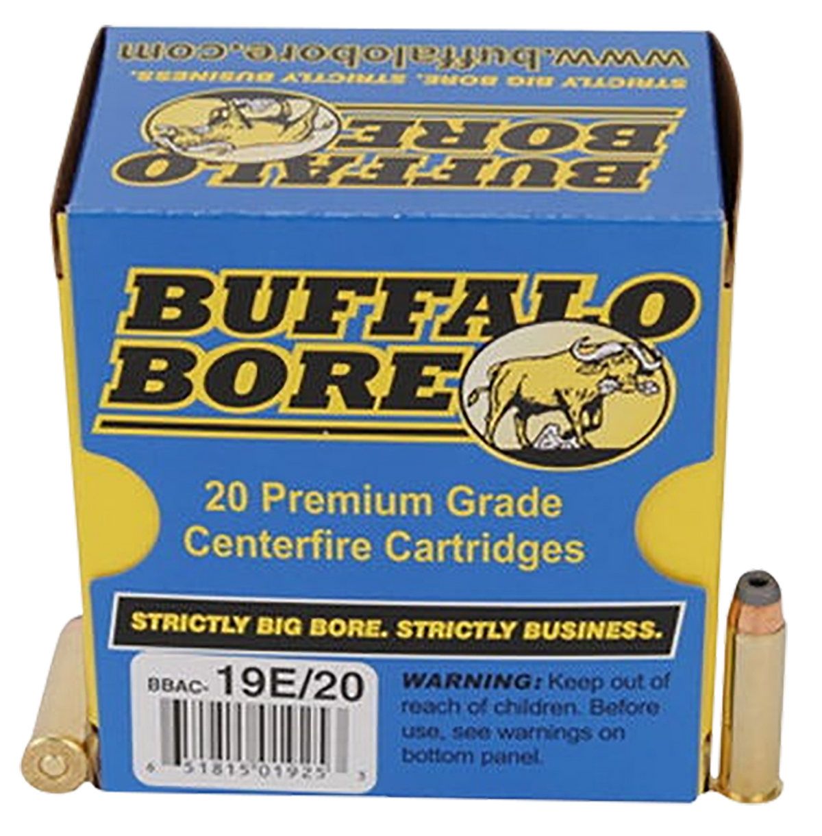 Buffalo Bore Ammunition Tactical Strictly Business 357 Mag 158gr Jacketed Hollow Point 20 Rd Box - Box or Case