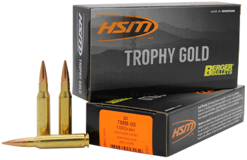 HSM Trophy Gold Extended Range 7mm-08 Rem 140gr Berger Hunting VLD Match 20 Rd - Box or Case