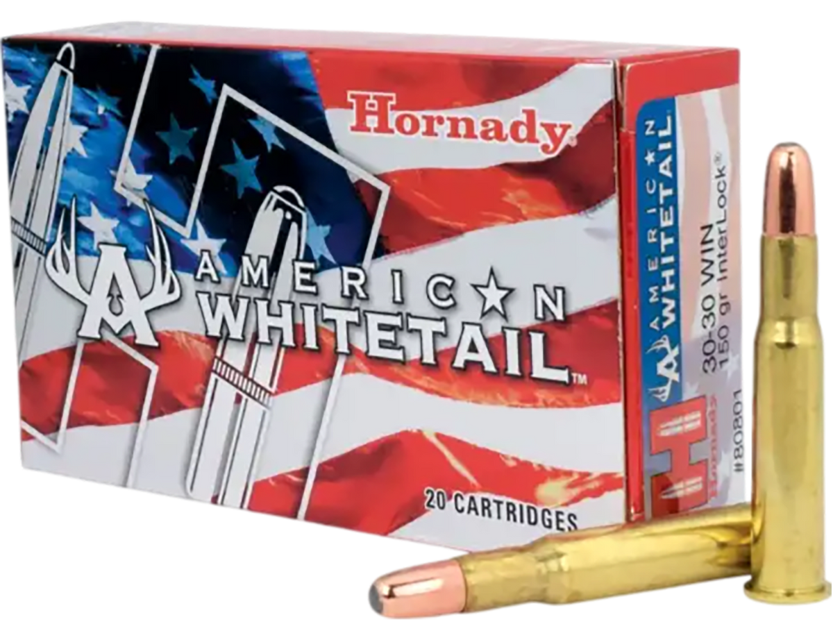 Hornady American Whitetail 30-30 Win 150gr InterLock Round Nose - Box or Case
