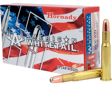 Hornady American Whitetail 30-30 Win 150gr InterLock Round Nose - Box or Case