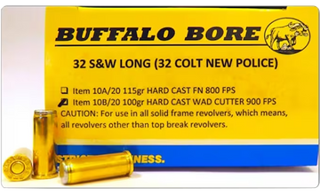 Buffalo Bore Ammunition Anti-Personnel Strictly Business 45 Colt 225gr Hard Cast Wadcutter 20 Rd Box - Box or Case