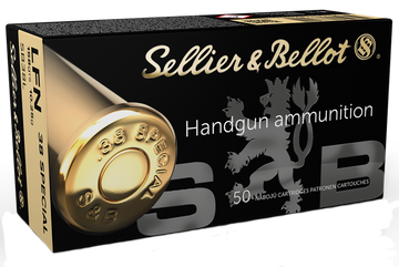 Sellier & Bellot SB38L 38 Special 158gr Lead Flat Nose - Box or Case