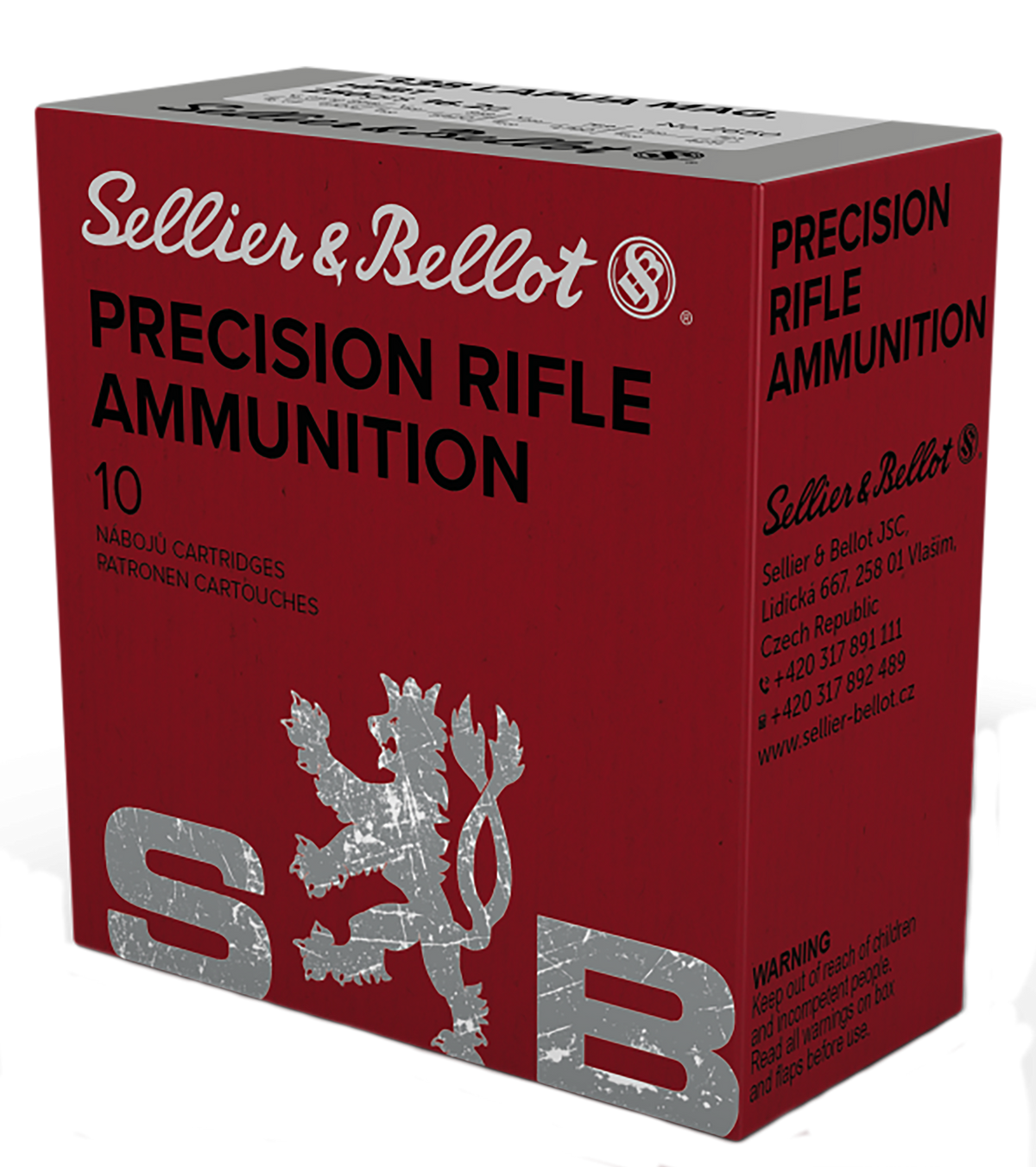 Sellier & Bellot SB338LMA Rifle 338 Lapua Mag 250gr HPBT 10/Box - Box or Case