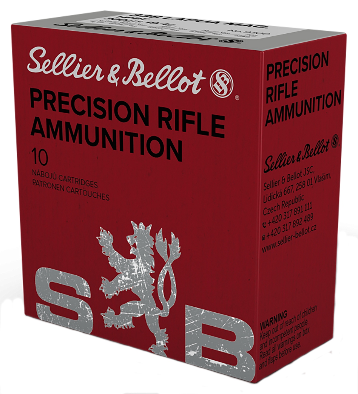 Sellier & Bellot SB338LMB 338 Lapua Magnum 300gr Hollow Point Boat Tail 10/Box - Box or Case