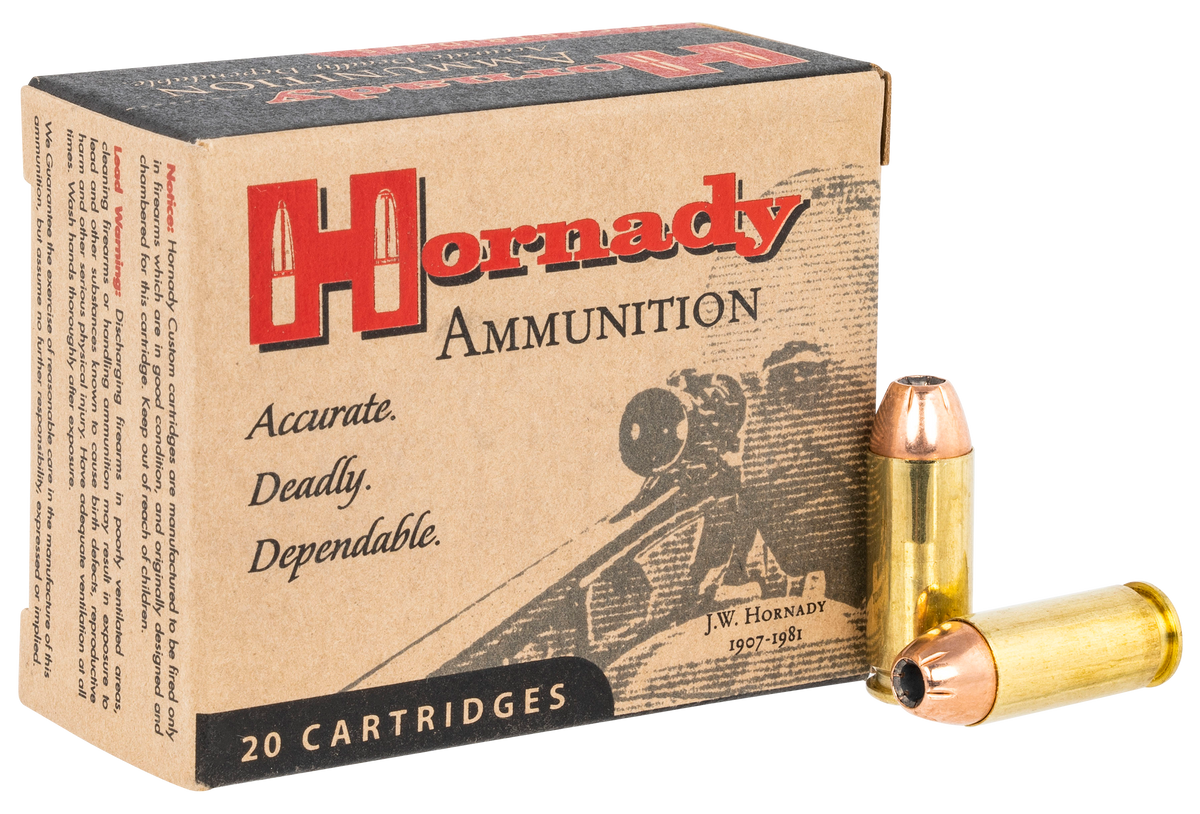 Hornady Custom 10mm Auto 180gr XTP Hollow Point - Box or Case