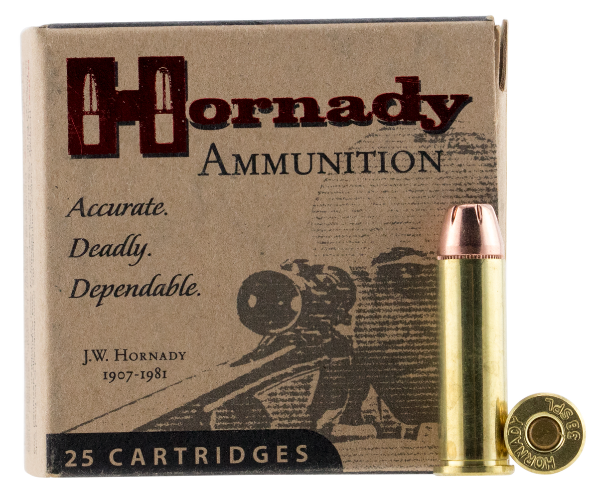Hornady Custom 38 Special 158gr XTP Hollow Point 25Rd - Box or Case