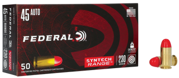 Federal American Eagle Syntech Range 45 ACP 230 gr Total Syntech Jacket Round Nose - Box or Case