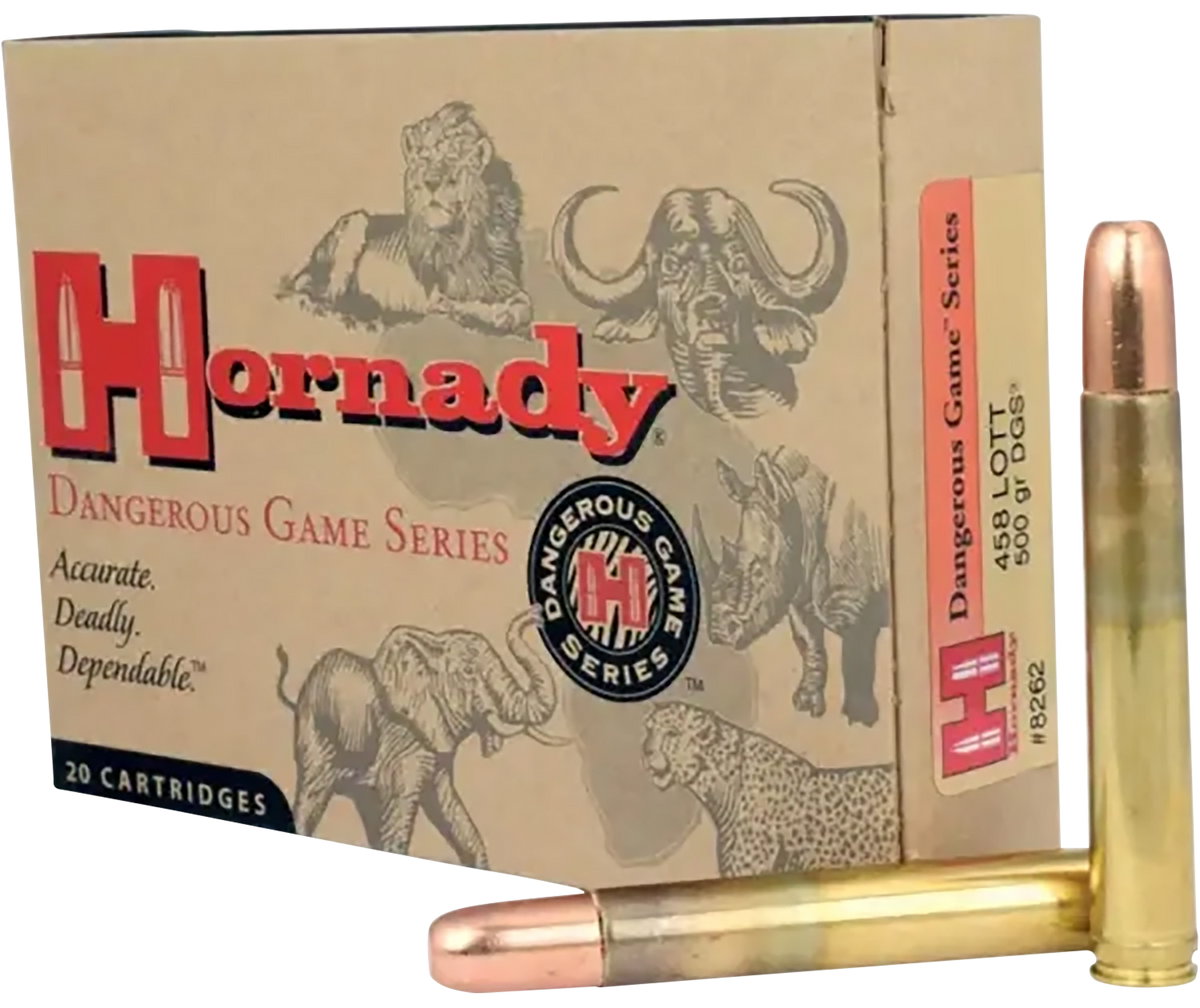 Hornady Dangerous Game .458 Lott 500gr DGS - Box or Case