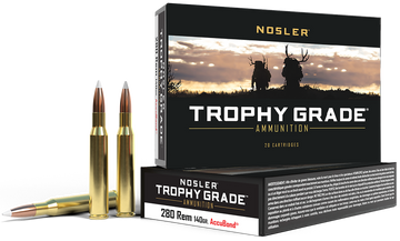 Nosler Trophy Grade 280 Rem 140gr AccuBond 20/Box - Box or Case