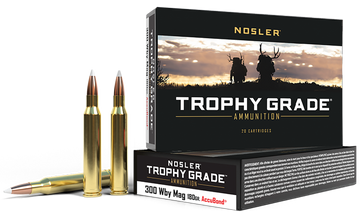 Nosler Trophy Grade 300 Wthby Mag 180gr AccuBond 20-Rd/Box - Box or Case