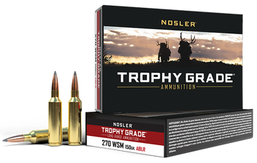 Nosler Trophy Grade Long-Range 270 WSM 150gr AccuBond Long Range 20-Rd/Box - Box or Case