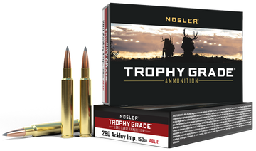 Nosler Trophy Grade Long Range 280 Ackley Improved 150gr AccuBond LR 20-Rd/Box - Box or Case
