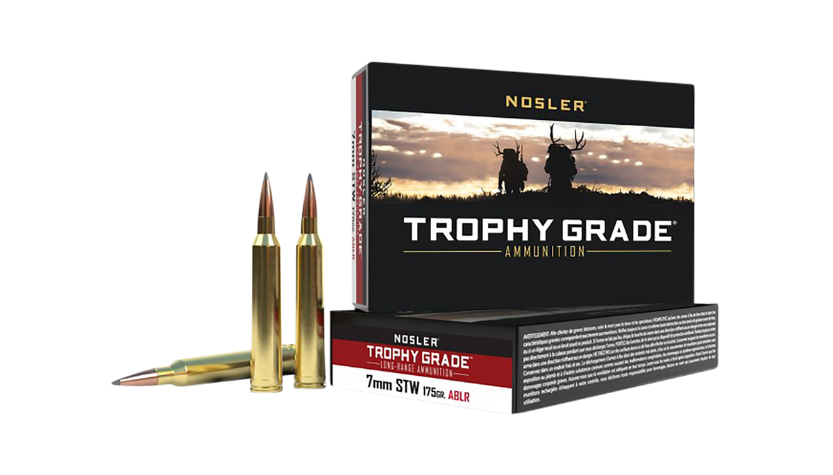 Nosler Trophy Grade Long-Range 7mm STW 175gr Spitzer AccuBond Long Range 20-Rd/Box - Box or Case