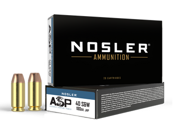 Nosler Assured Stopping Power 40 S&W 180gr JHP 50-Rd/Box - Box or Case