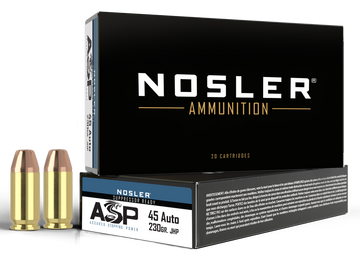 Nosler Assured Stopping Power 45 ACP 230gr JHP 50/Box - Box or Case