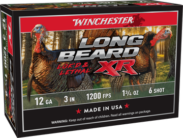 Winchester Ammo Long Beard XR Shot-Lok 12 Gauge 3" 1-3/4 oz #6 Shot 10 Rd - Box or Case