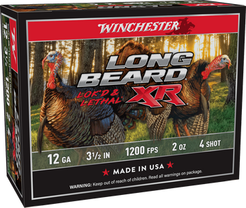 Winchester Ammo Long Beard XR Shot-Lok 12 Gauge 3.5" 2oz #4 Shot 10 Rd - Box or Case
