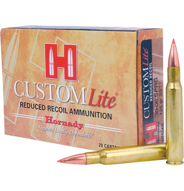 Hornady Custom Lite 30-06 Springfield 125gr SST - Box or Case