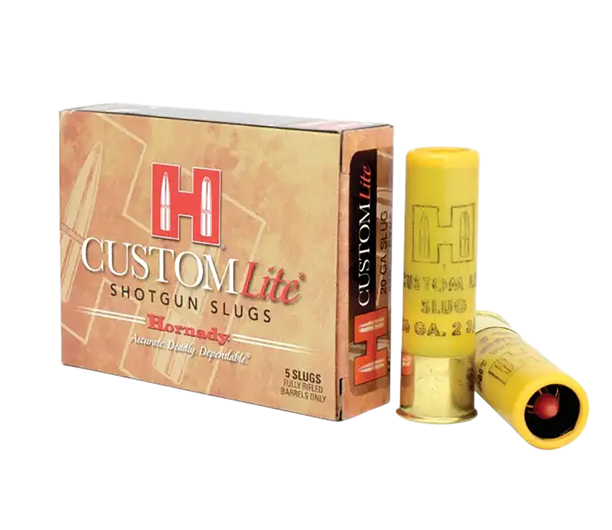 Hornady Custom Lite 20 Gauge 2.75" 250 gr FTX Slug Shot - Box or Case