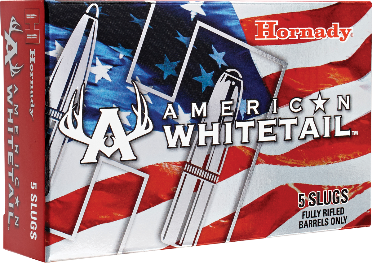 Hornady American Whitetail 12 Gauge 2.75" 325gr InterLock Sabot Slug - Box or Case