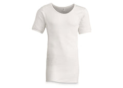 German White Short Sleeve Undershirt Medium
