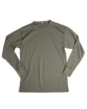 German OD Long Sleeve Aramid Undershirt - Surplus