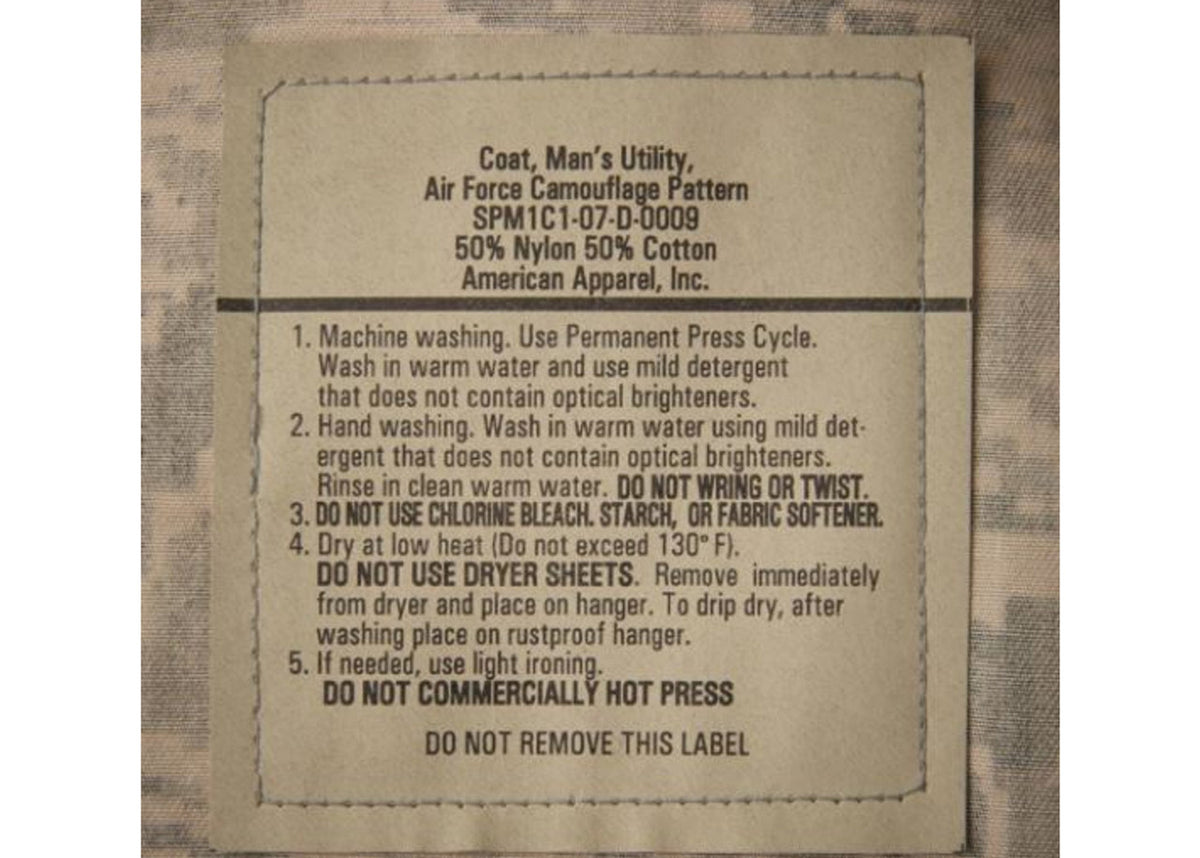 USAF Camo ABU Jacket - Surplus