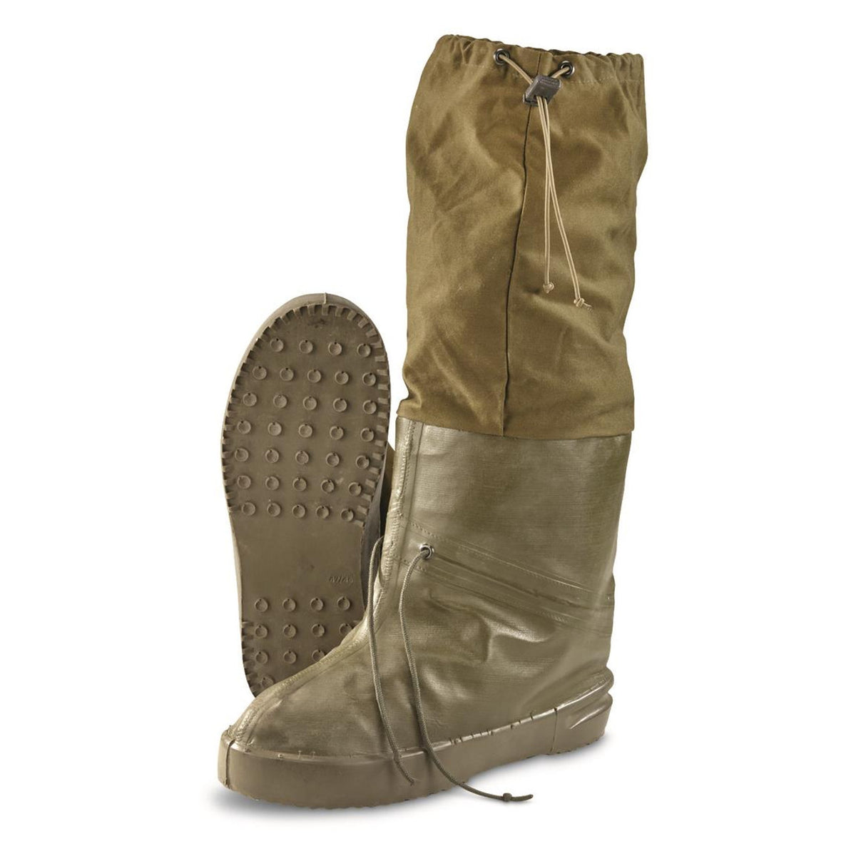 German Special Forces Overboots XXL Green - Used