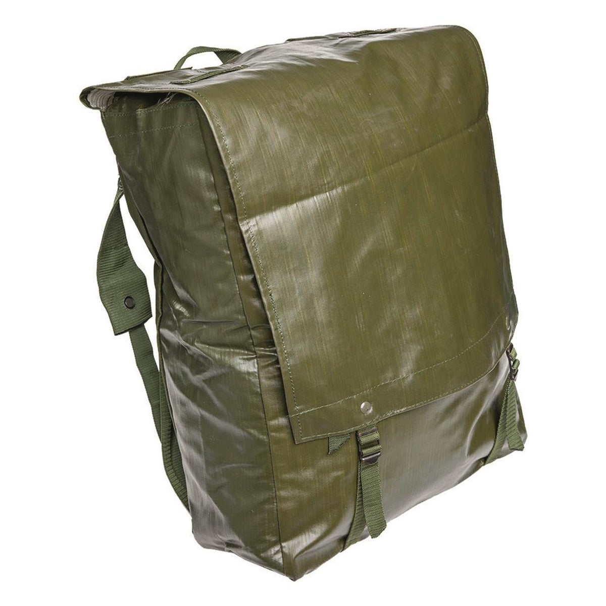 Czech M85 Vinyl Rucksack Olive Drab Green - Used