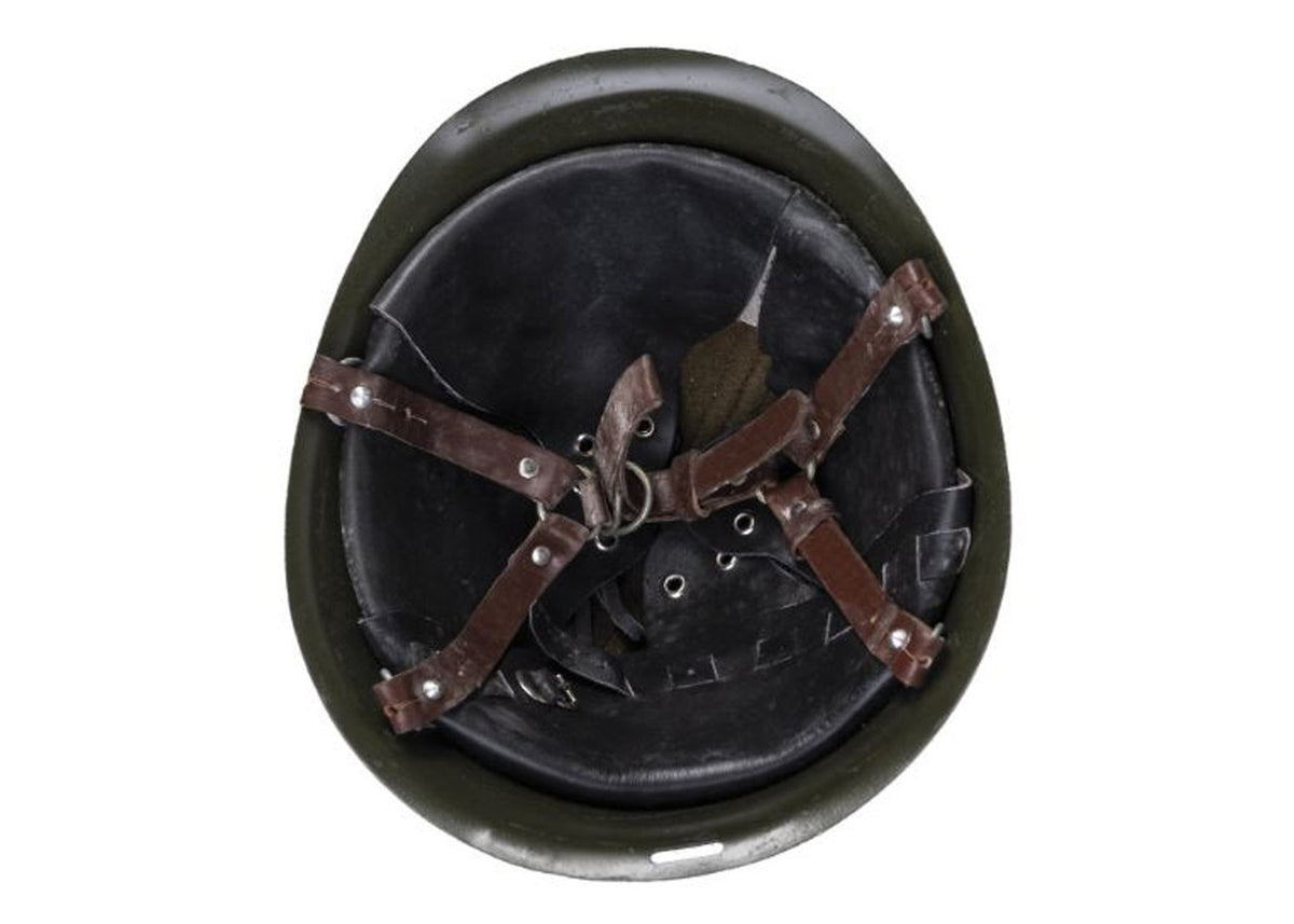 Romanian M73 Steel Helmet - Olive Drab - Used