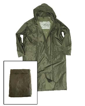 MIL-TEC® OD Raincoat - Medium, XL, 3XL
