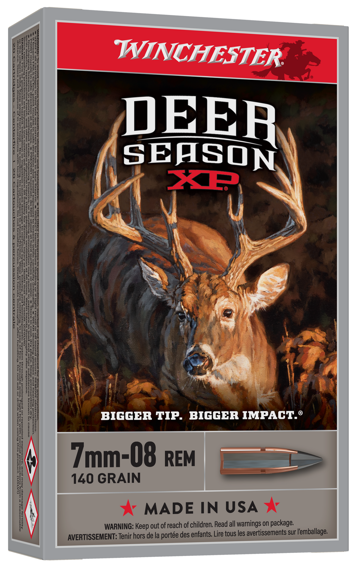Winchester Deer Season XP 7mm-08 Rem 140gr Extreme Point - Box or Case