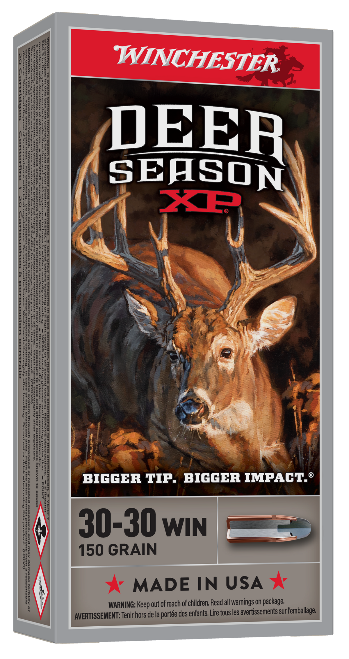 Winchester Ammo Deer Season XP 30-30 Win 150gr Extreme Point - Box or Case