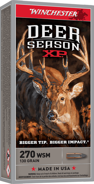 Winchester Ammo Deer Season XP 270 WSM 130gr 20 Rd Extreme Point - Box or Case