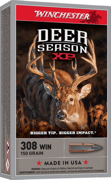 Winchester Ammo Deer Season XP 308 Win 150gr Extreme Point 20 Rd - Box or Case