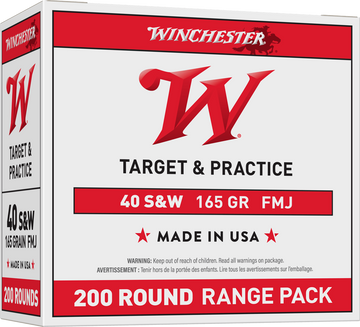 Winchester Ammo USA 40 S&W 165gr Full Metal Jacket - Box or Case