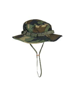 Teesar Woodland Camo Cotton Ripstop Boonie Hat - Small, XXL