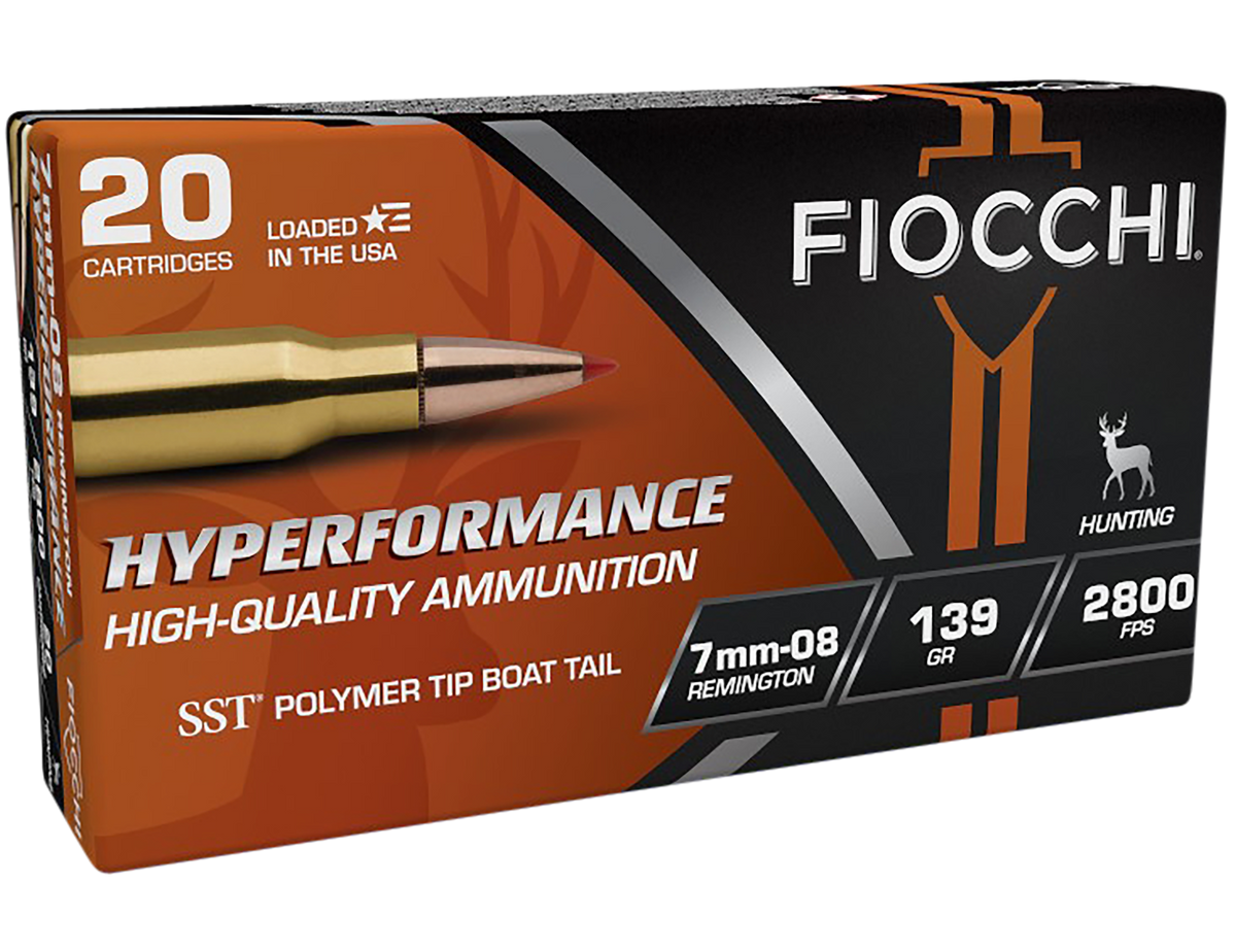 Fiocchi Hyperformance 7mm-08 Rem 139gr Super Shock Tip 20 Bx/10 Cs - Box or Case