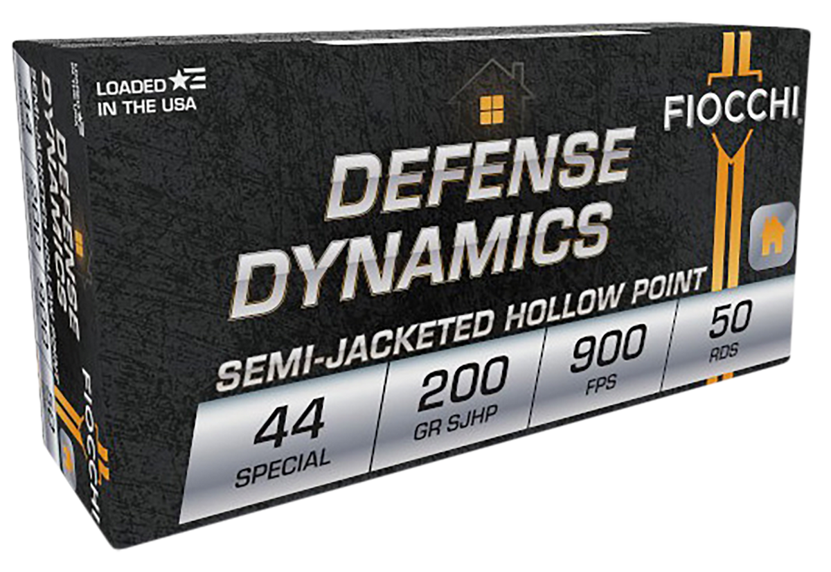 Fiocchi Defense Dynamics 44 S&W Spl 200gr Semi Jacketed Hollow Point 50 Bx/ 10 Cs - Box or Case