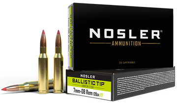 Nosler Ballistic Tip 7mm-08 Rem 120gr Spitzer Ballistic Tip - Box or Case