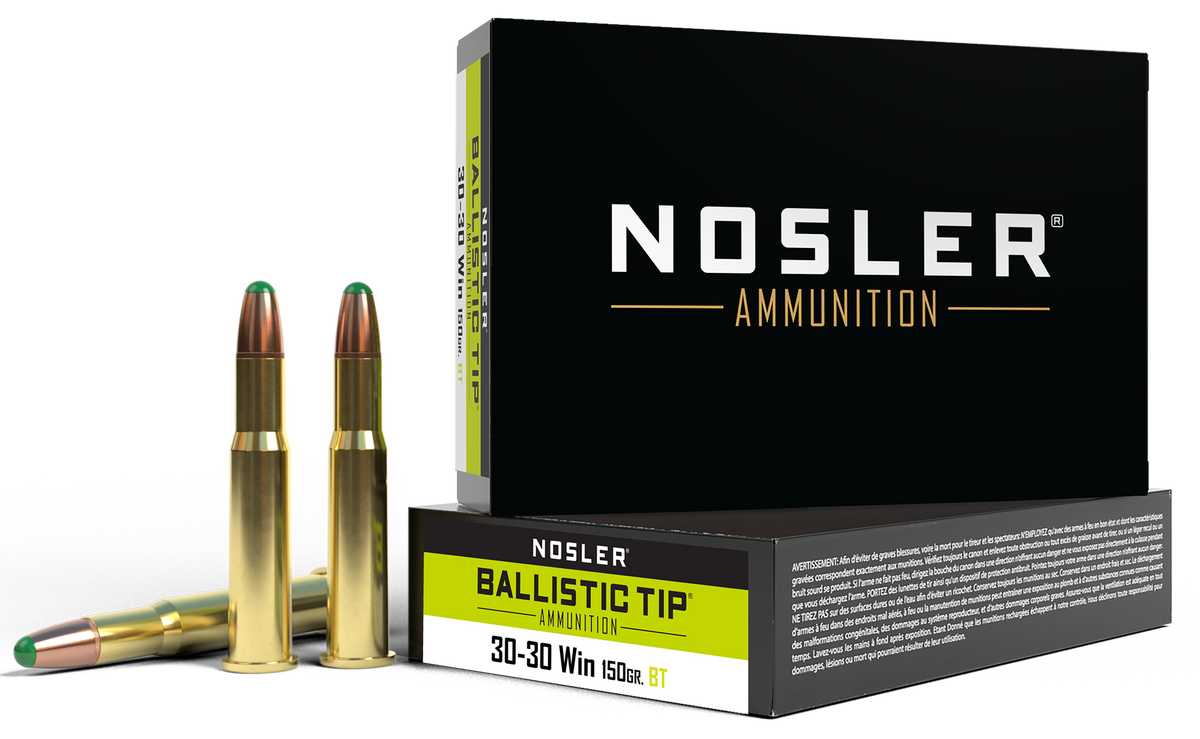 Nosler Ballistic Tip 30-30 Win 150gr Round Nose Ballistic Tip - Box or Case
