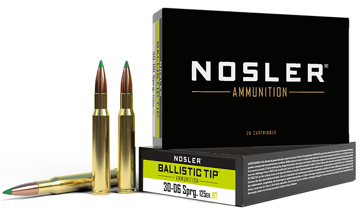 Nosler Ballistic Tip 30-06 Springfield 125gr Spitzer Ballistic Tip - Box or Case