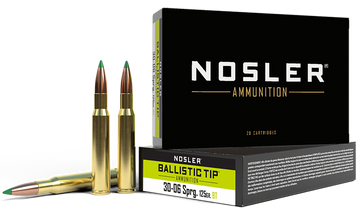 Nosler Ballistic Tip 30-06 Springfield 125gr Spitzer Ballistic Tip - Box or Case