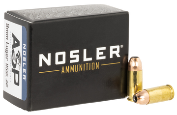 Nosler Assured Stopping Power 9mm Luger 115 gr JHP - Box or Case