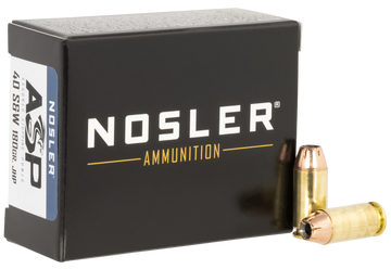 Nosler Assured Stopping Power 40 S&W 180gr JHP 20/Box - Box or Case